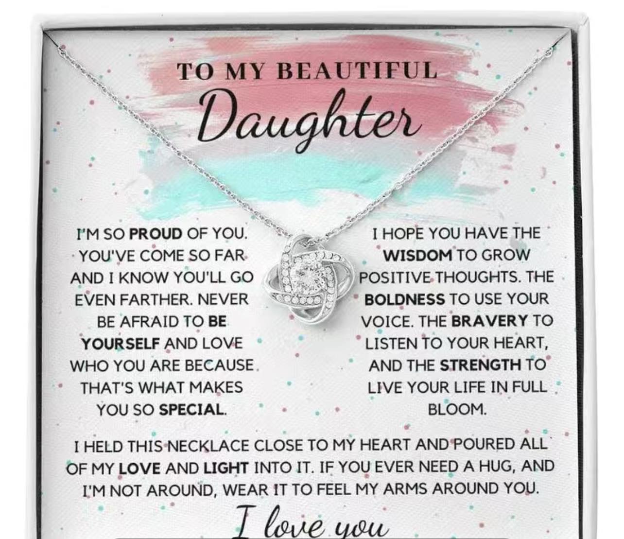 Daughter necklace