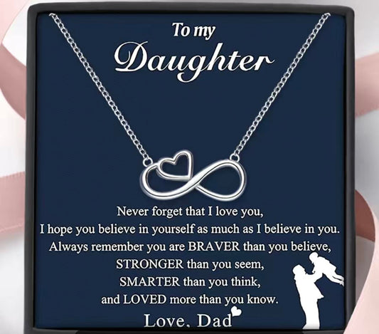 Daughter necklace from dad