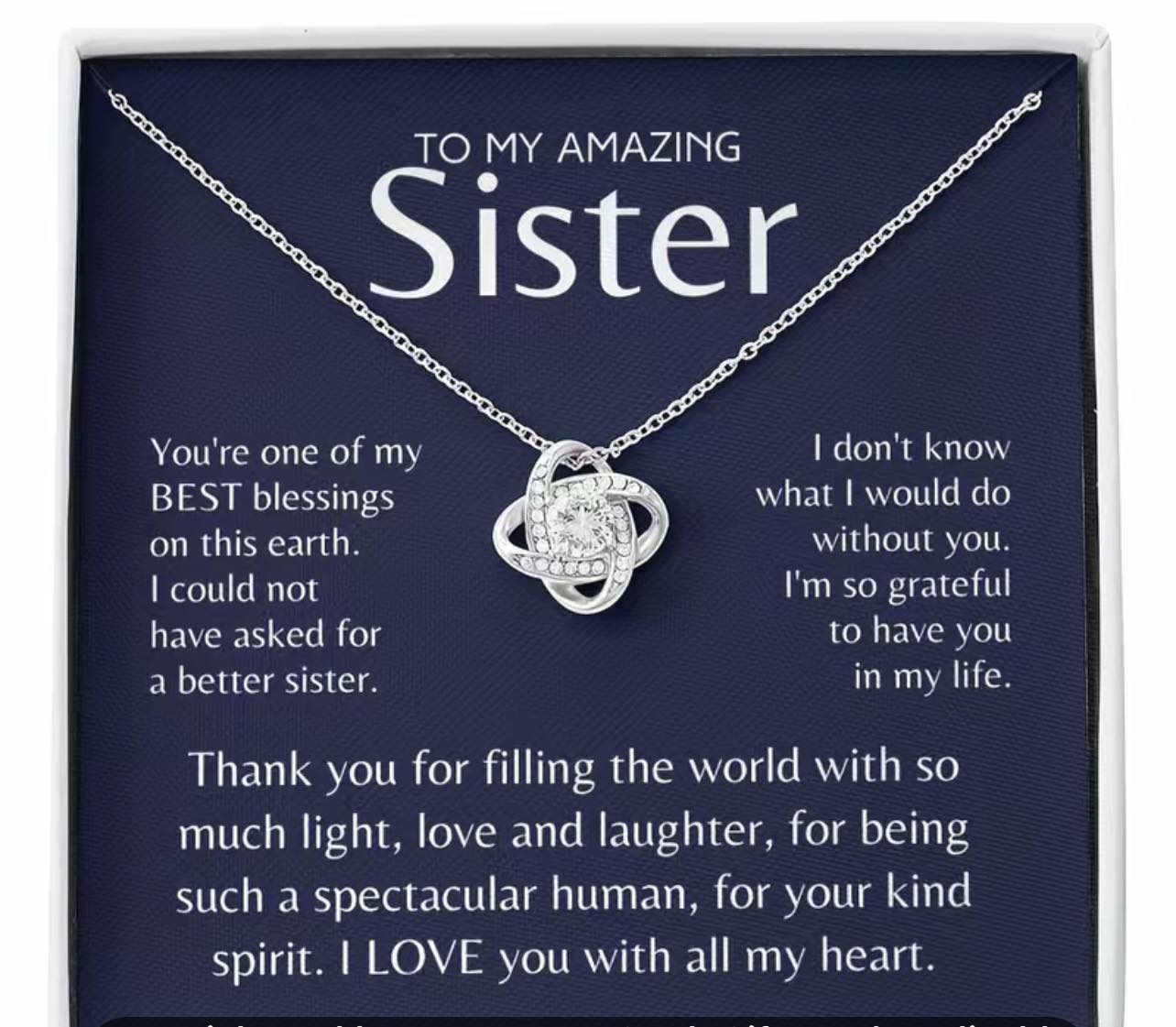 Sister necklace