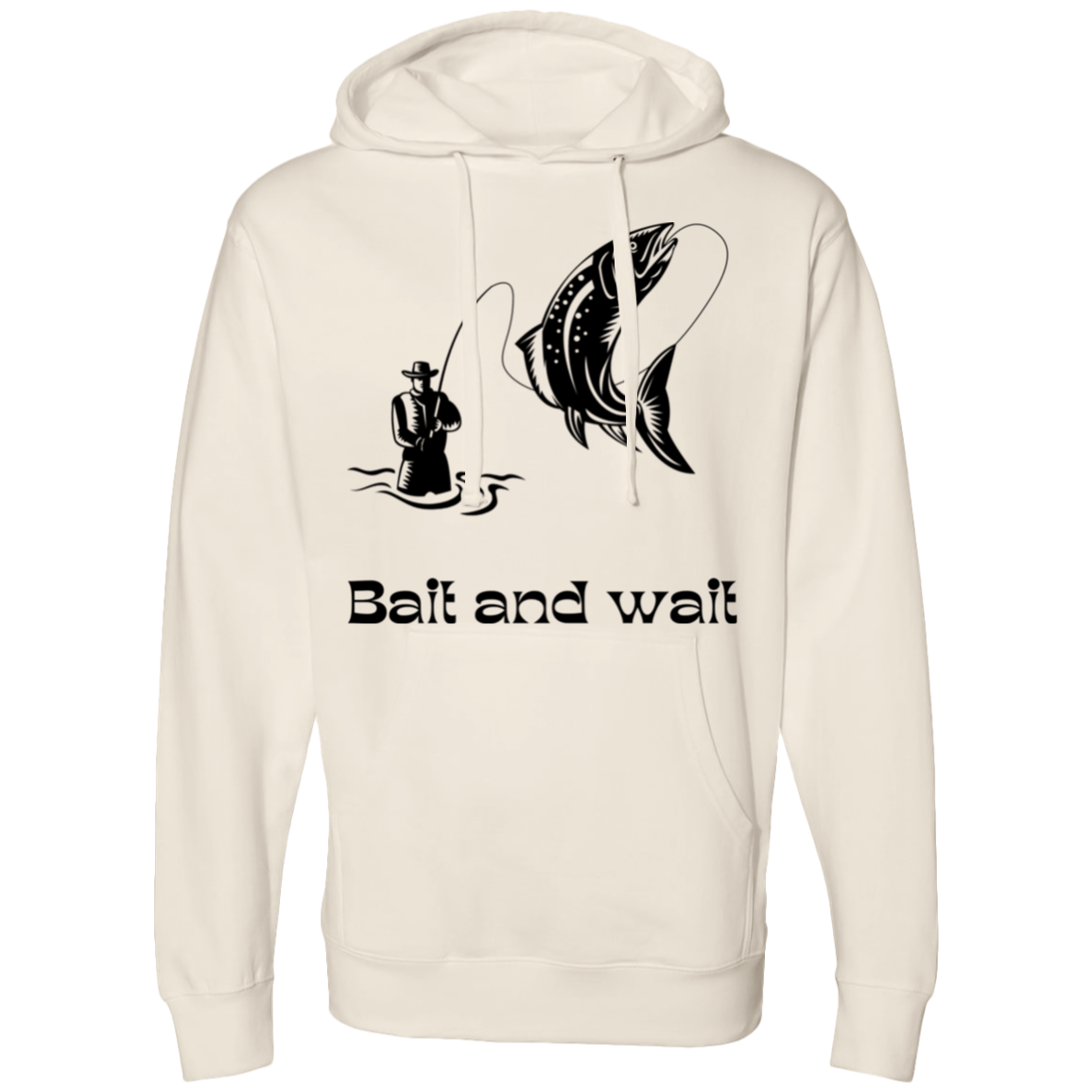 Bait and wait SS4500 Midweight Hooded Sweatshirt