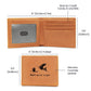 bait and wait leather wallet