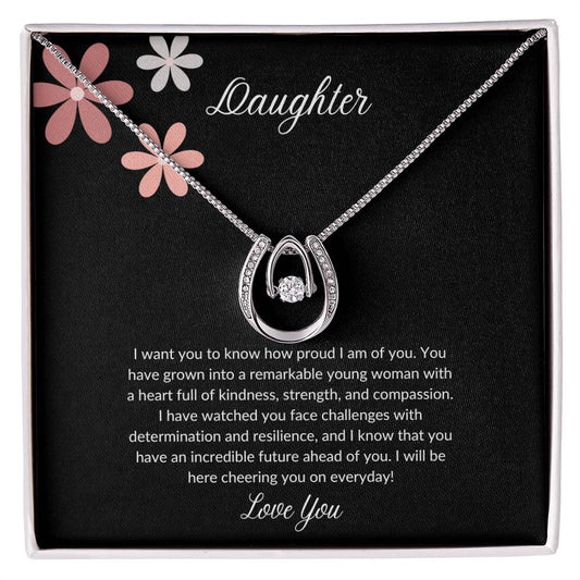 Daughter pendant necklace